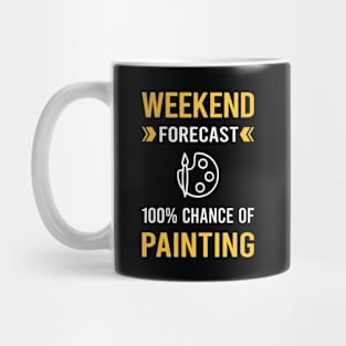 Weekend Forecast Painting Mug